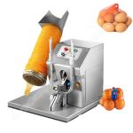 Potato Garlic Net Bag Packaging Machine 110V/220V Semi Automatic 6-20bags/Min for sale