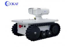 China Smart surveillance security patrol robot DIY educational crawler robot tank chassis supplier