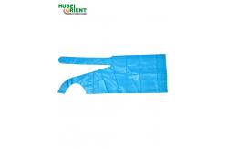China Cleaning Apron PE Disposable Aprons Plastic Apron Disposable With Smooth Surface supplier