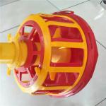 Breeding Hen Poultry Feeding Pan Automatic Pan Feeder Customized