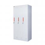 Durable Parcel 3 Doors Wardrobe School  Metal Storage Office 3 Doors Metal Locker for sale