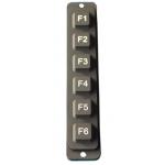 96mm X 18mm Dia PS2 Numeric Keypad With Carbon - On - Gold Key Switch for sale