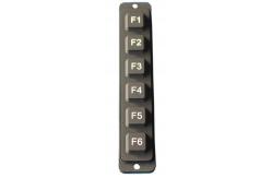 China 96mm X 18mm Dia PS2 Numeric Keypad With Carbon - On - Gold Key Switch supplier