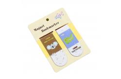 China Personalized Cute Animal Magnetic Page Clips Bookmarks For Books Reading supplier