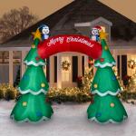 Durable Inflatable Christmas Arch Santa Claus Archway Snowman Arch For Decoration for sale