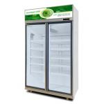Customization Low E Glass Upright Commercial Beverage Cooler Rapid Cooling for sale