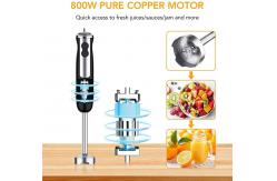 China 800W Pure Copper Motor Immersion Stick Blender Anti Splash Low Noise supplier