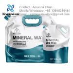 Eco-friendly Collapsible Container Liquid Bag Wholesale Drinking Foldable Water Bag For Outdoor Camping for sale
