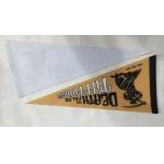 China Custom Polyester Printed Single Sided Felt Pennant Flag for sale