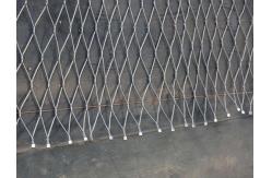 China Corrosion Resisting Stainless Steel Ferrule Mesh , Flexible Stainless Steel Mesh supplier