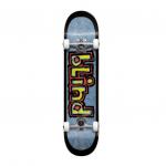 Blind Skateboards OG Box Out Black / Blue Mid Complete Skateboards First Push for sale