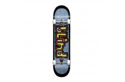 China Blind Skateboards OG Box Out Black / Blue Mid Complete Skateboards First Push supplier