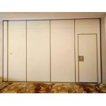 Hotel Acoustic Room Dividers / Wooden Sliding Wall Partitions Folding Parking System for sale