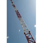 Rru Communication Antenna Tower Hot Dip Galvanized Steel Guyed Wire Mast for sale