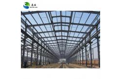 China Customizable Versatile Steel Frame Warehouse Construction With Sandwich Panel Roof Cladding supplier