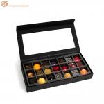 Book Shaped Decorative Chocolate Paper Box Magnetic Paperboard Packaging Box With PVC for sale