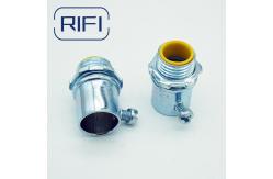 China UL Standard EMT Conduit Fittings Set Screw Steel Coupling For Electrical Projects supplier
