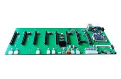 China AX-B85M-ETH 2.24 Bitcoin Motherboard Single Channel DDR3 / DDR3L Server Motherboard supplier