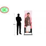 Protable Flexible Digital LED Poster Display P5 Front Side Service Maintenance Mode for sale