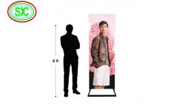 China Protable Flexible Digital LED Poster Display P5 Front Side Service Maintenance Mode supplier