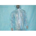 Airtight Disposable Protective Suit Coated Film Waterproof Hospital Protective Clothing for sale