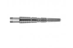 China UPVC Pipe 65/132 Conical Twin Screw Barrel With Bimetallic Layer supplier