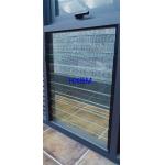 AS2047 Standard Glass Louver Aluminum Casement Windows With Fixed Security Screen for sale