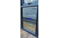 China AS2047 Standard Glass Louver Aluminum Casement Windows With Fixed Security Screen supplier
