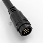 Electrical M19 Connector Plastic Wrap 9 Pin Male Connector Waterproof for sale
