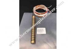 China Brass Nozzle Spring Coil Heaters For Hot Runner System With Thermocouple J supplier
