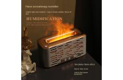 China Flame Aromatherapy Humidifier Nano Mist Quiet Large Capacity Humidification Machine With Atmosphere Light supplier