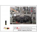 One Heads Bottle Capping Machine / ROPP Aluminum Screw Cap Crimping Machine