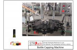 China One Heads Bottle Capping Machine / ROPP Aluminum Screw Cap Crimping Machine supplier