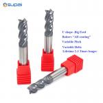 Solid Carbide Variable Pitch-Helix Corner Radius Endmills Cutting tools for CNC Milling for sale