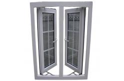 China Modern Design UPVC Casement Windows With Tempered Glass And Chinese Top Hardware supplier