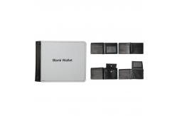China Sublimation Purse Blanks Pu Leather Flip Up Custom Leather Bifold Wallet supplier
