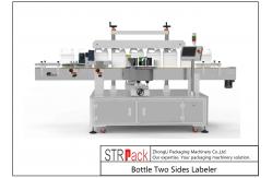China Two Sides Flat Bottle Labeling Machine Servo System 380V supplier
