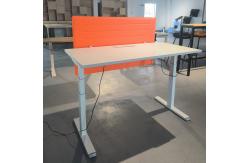 China Dual Motor Lifting Desk Frame Electric Height Adjustable Sit Stand Desk supplier