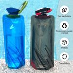 700ml PET PA PE Foldable Collapsible Water Bottle For Travel