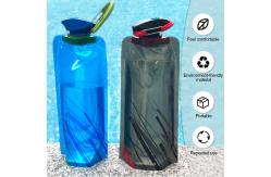 China 700ml PET PA PE Foldable Collapsible Water Bottle For Travel supplier