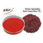 Water Solubility Red Yeast Rice Extract 1% Monacolin K Monascus Purpureus for sale
