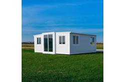 China Mini White Villa 20ft Expandable Container House Customized For Countryside supplier