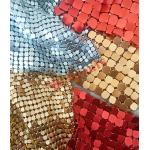 Various Color 3mm Metal Sequin Mesh For Space Divider for sale