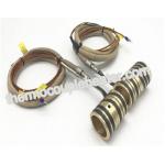 stainless steel 220v industry brass nozzle band heater with J type thermocouple for sale