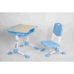 Hidden Drawer Plastic Kids Playroom Furniture Desk And Chair Set Adjustable Height / Foot