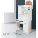 Baking Varnish White MDF Computer Desk 1000*530*1750mm Easy To Store for sale