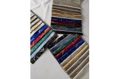China Soft Wrinkle Resistant Foiled Velvet Fabric Metallic Foil Fabric High Density supplier