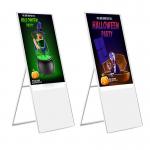 Moveable Android Portable Digital Signage Mobile Lcd Advertising Touch Screen for sale