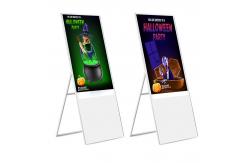 China Floor stand digital signage 43 inch lcd panel white shell ad player supplier