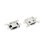 Sink Type Panel Mount Micro USB Female Charging Socket Connector 1.17mm SMT for sale